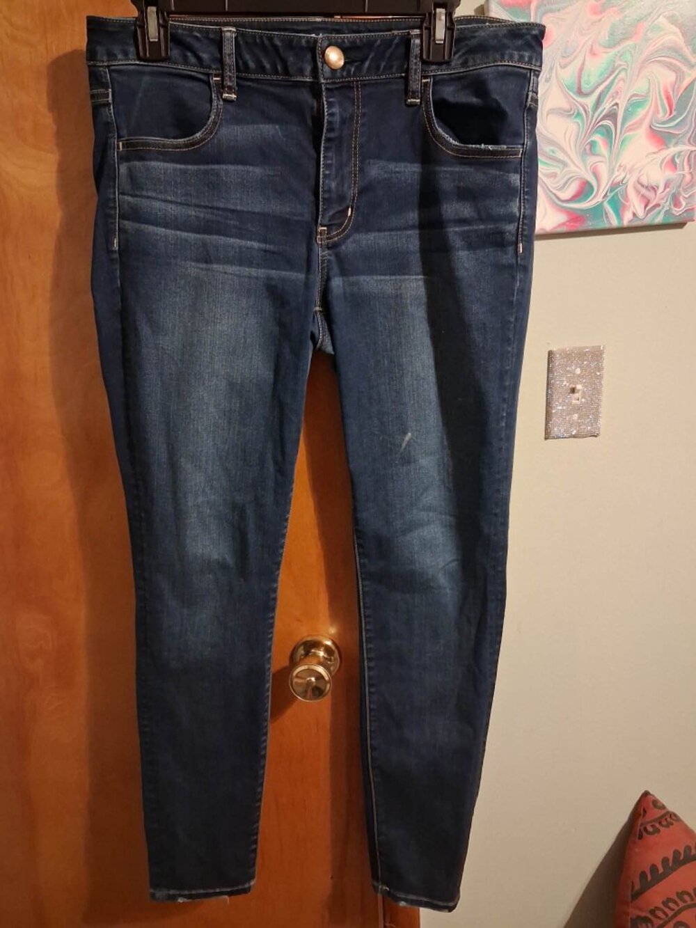 American Eagle Jeans Size 14 Super Low Jegging